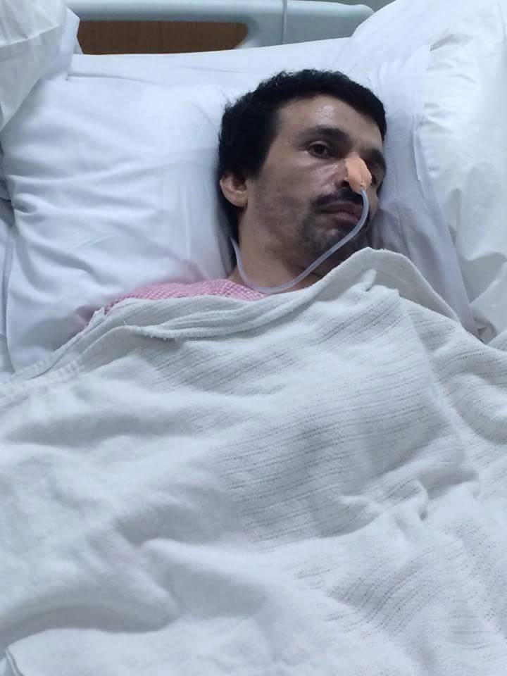 المواطن محمد محمد مصطفى الليموني في المستشفى